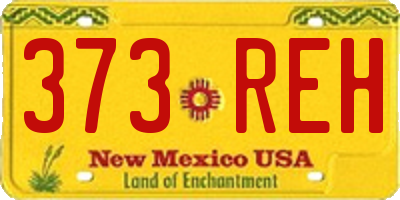 NM license plate 373REH