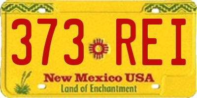 NM license plate 373REI