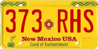 NM license plate 373RHS