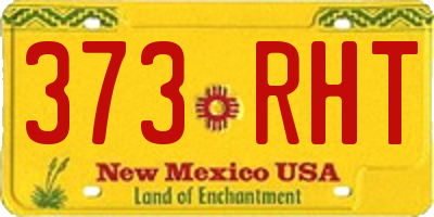 NM license plate 373RHT