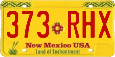 NM license plate 373RHX