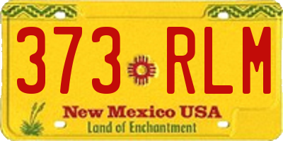 NM license plate 373RLM