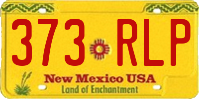 NM license plate 373RLP