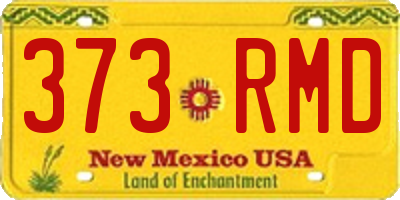 NM license plate 373RMD