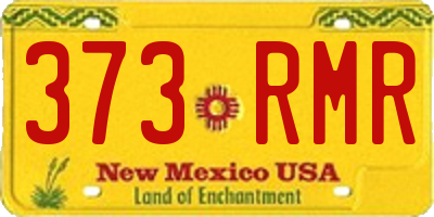 NM license plate 373RMR