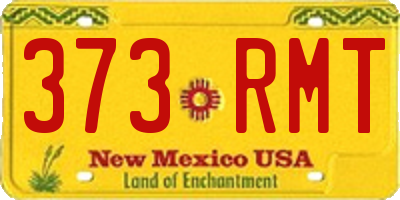 NM license plate 373RMT