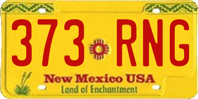 NM license plate 373RNG