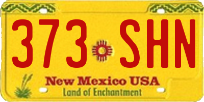 NM license plate 373SHN