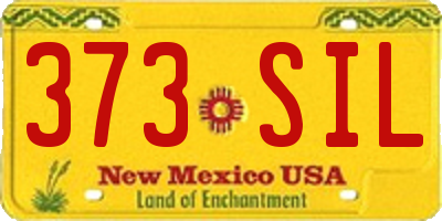 NM license plate 373SIL