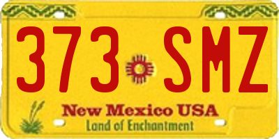 NM license plate 373SMZ