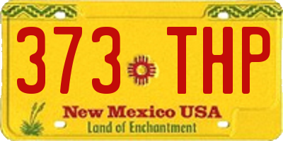 NM license plate 373THP