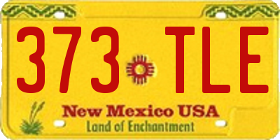 NM license plate 373TLE