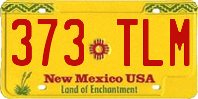 NM license plate 373TLM