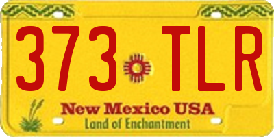 NM license plate 373TLR