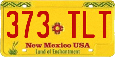 NM license plate 373TLT