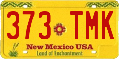 NM license plate 373TMK