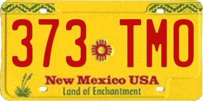 NM license plate 373TMO
