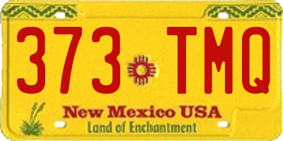 NM license plate 373TMQ