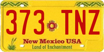 NM license plate 373TNZ