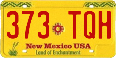NM license plate 373TQH