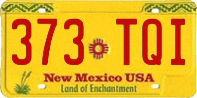 NM license plate 373TQI