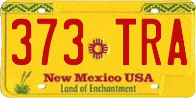 NM license plate 373TRA