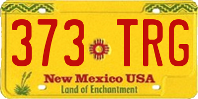 NM license plate 373TRG
