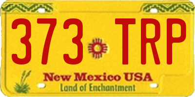 NM license plate 373TRP