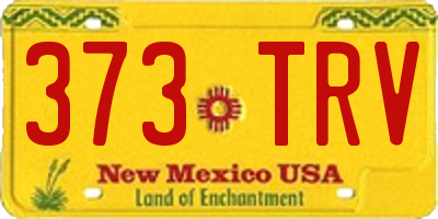 NM license plate 373TRV