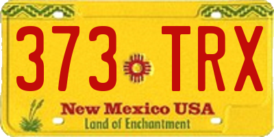 NM license plate 373TRX