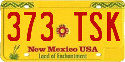 NM license plate 373TSK