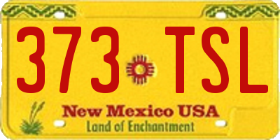 NM license plate 373TSL