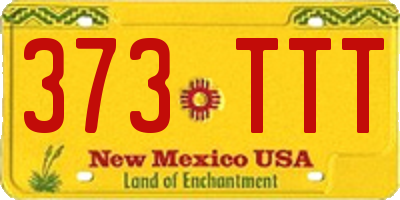 NM license plate 373TTT
