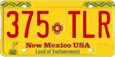 NM license plate 375TLR