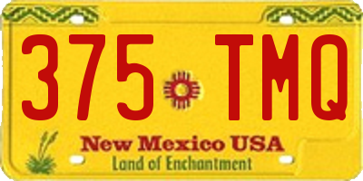 NM license plate 375TMQ