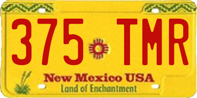 NM license plate 375TMR