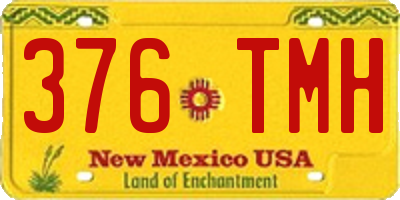 NM license plate 376TMH
