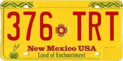 NM license plate 376TRT