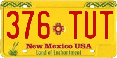 NM license plate 376TUT