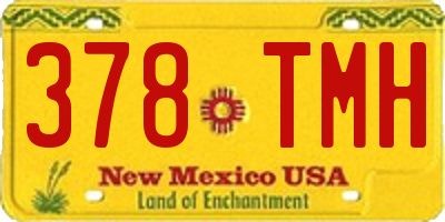 NM license plate 378TMH