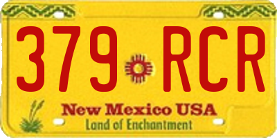 NM license plate 379RCR