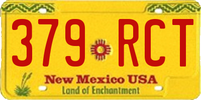 NM license plate 379RCT