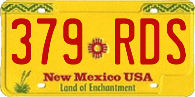 NM license plate 379RDS