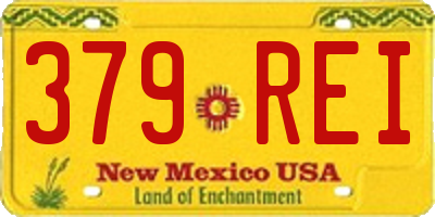 NM license plate 379REI