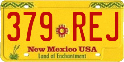 NM license plate 379REJ