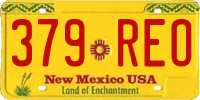 NM license plate 379REO