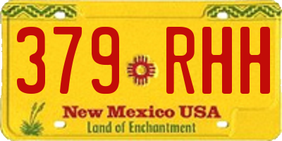 NM license plate 379RHH