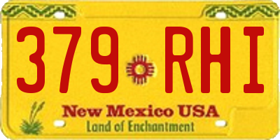 NM license plate 379RHI