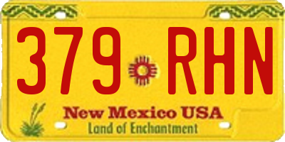 NM license plate 379RHN
