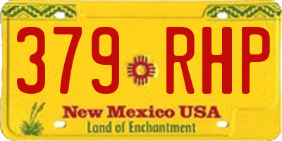 NM license plate 379RHP
